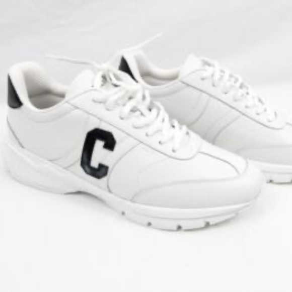 Celine Low Lace-up Sneakers Runner Calfskin in Optic White - Picture 1 of 8